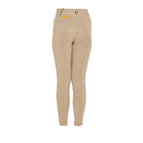 Equestro Girls' Slim Fit Grip Leggings With Logo