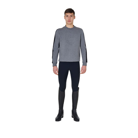 Men's cotton sweatshirt with logo