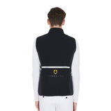 Men's slim fit vest in technical fabric