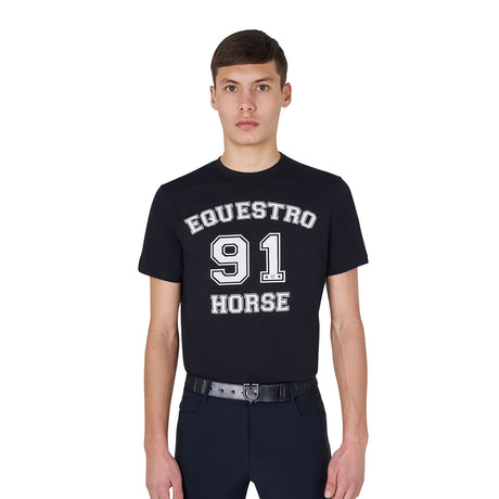 Men's Horse Club cotton T-shirt