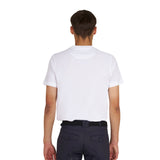 Men's basic T-shirt with chest lettering