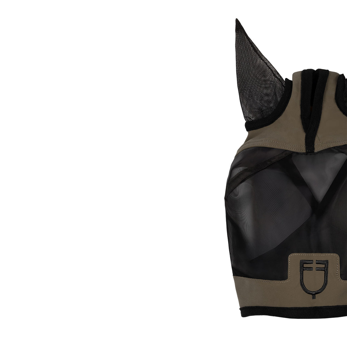 Fly mask with front logo