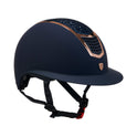 Equestro Helmet With Rhinestones And Wide Visor