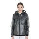 Equestro Women's Transparent Technical Raincoat #colour_grey
