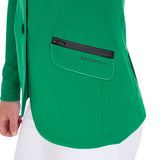 Women's competition jacket three buttons perforated fabric