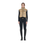 Equestro Women's Zippered Cropped Vest
