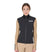 Equestro Women's Technical Blend Zippered Vest #colour_black