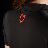 Equestro Ridertechnology women's training polo shirt short sleeves and zip