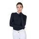Equestro Women's Slim Fit Competition Polo Shirt With Mesh Inserts