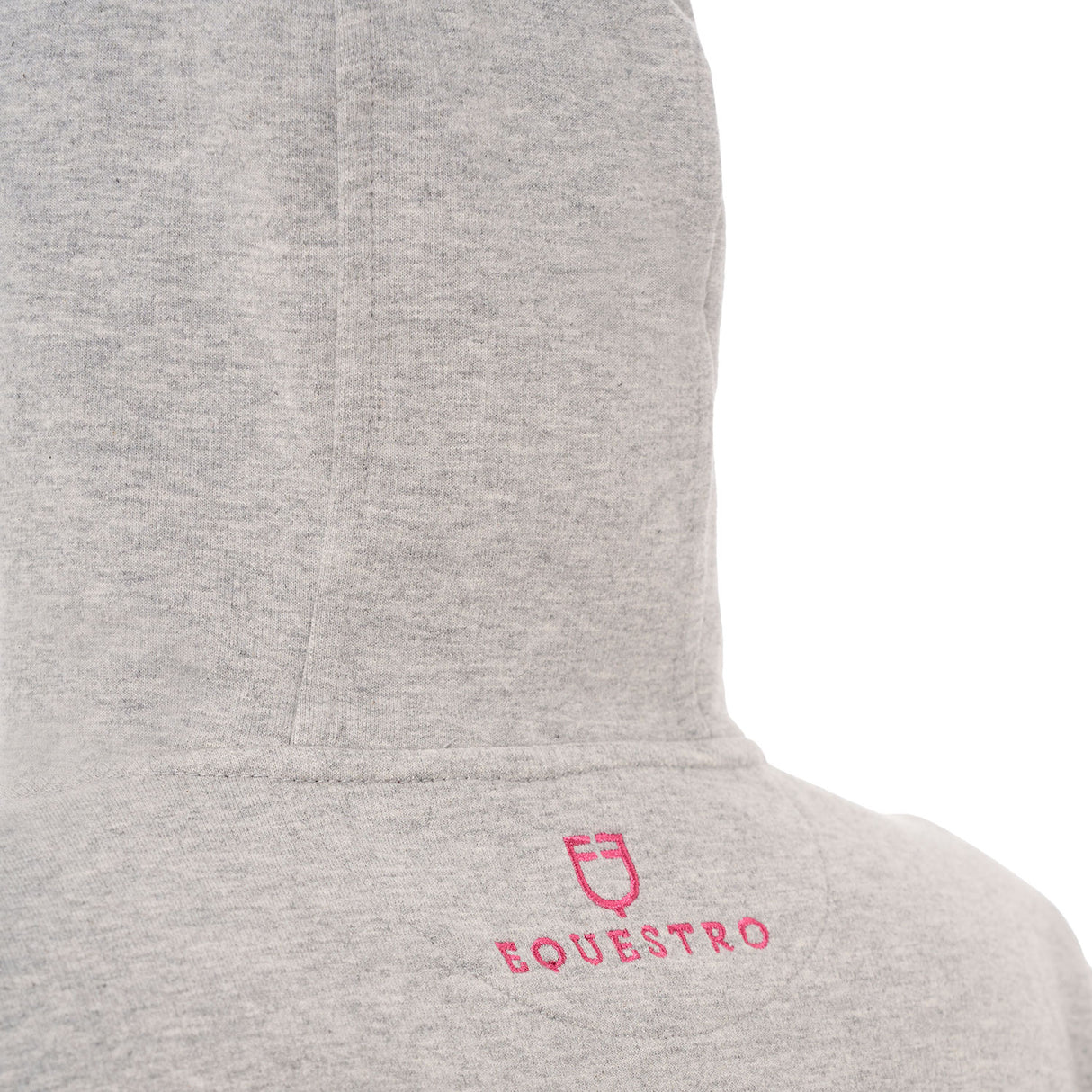 Equestro Women's Hoodie With Zip And Sponge Logo