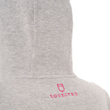 Equestro Women's Hoodie With Zip And Sponge Logo