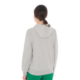 Equestro Women's Hoodie With Zip And Sponge Logo