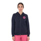 Equestro Women's Hoodie With Zip And Sponge Logo