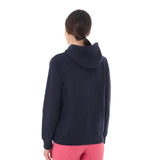 Equestro Women's Hoodie With Zip And Sponge Logo