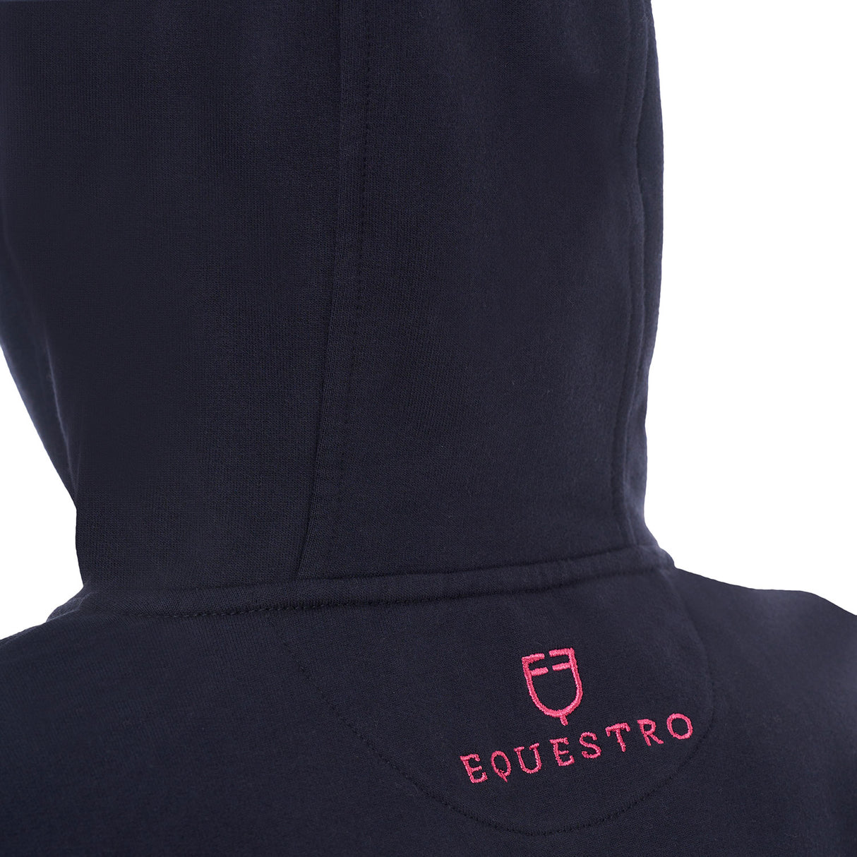 Equestro Women's Hoodie With Zip And Sponge Logo