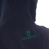 Equestro Women's Hoodie With Zip And Sponge Logo