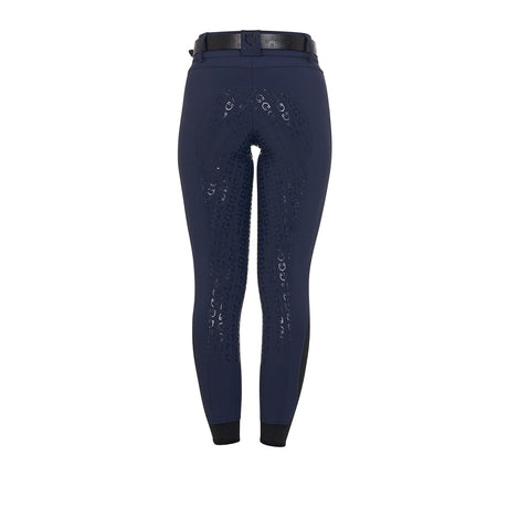 Women's high-waisted knee grip breeches with fleece lining