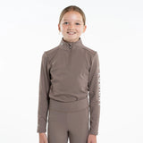 EQUIDRY Children's Water Repellent Base Layer #colour_mocha