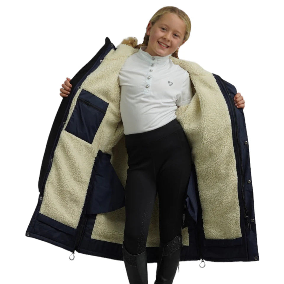 EQUIDRY Children's Thick Fleece Evolution #colour_navy-cream