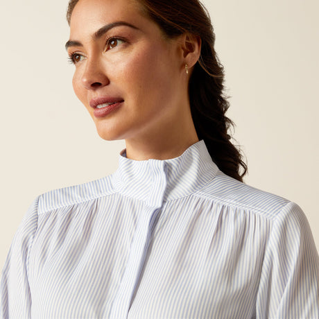 Ariat Women's Charolais Long Sleeve Blouse #colour_blue