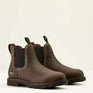 Ariat Men's Groundbreaker Chelsea Waterproof Soft Toe Work Boot #colour_brown
