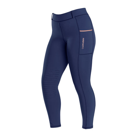Firefoot Helmsley Full Seat Riding Tights Kids Navy/rose Gld