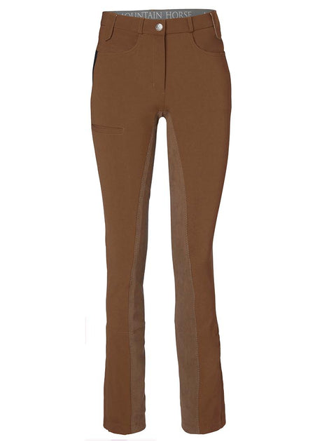 Mountain Horse Faxi Full Seat Jodhpurs #colour_eathy-brown