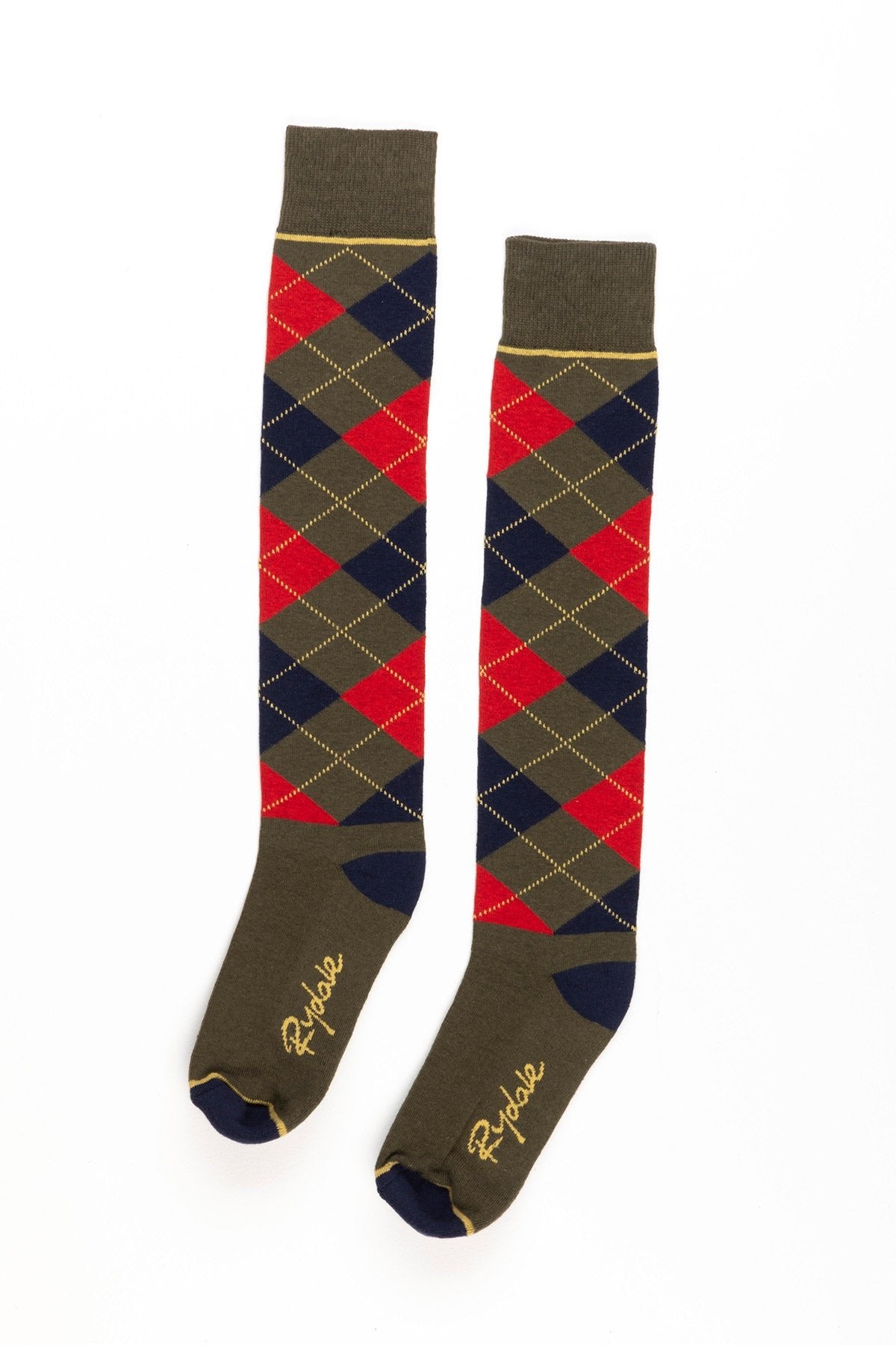 Rydale Ladies Argyle Knee High Riding Socks