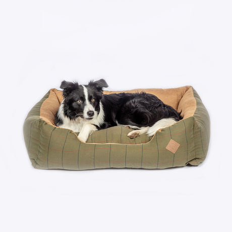 Danish Design Tweed Snuggle Bed #colour_green