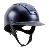 Champion Insight Round Wide Peak Riding Hat #colour_matt-navy