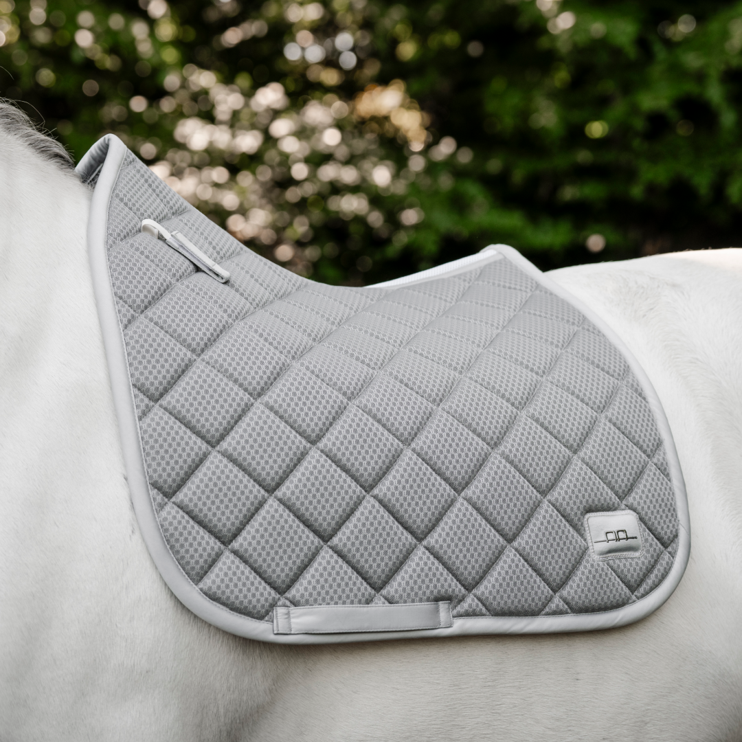 Horseware Ireland Alessandro Albanese Performance Dressage Pad #colour_silver-slate