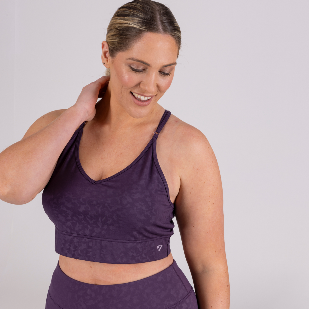 Shires Aubrion Ladies Invigorate Sports Bra #colour_purple