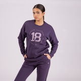 Shires Aubrion Ladies Serene Sweatshirt #colour_purple