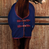 Weatherbeeta Cotton Sheet Standard Neck #colour_navy-burgundy