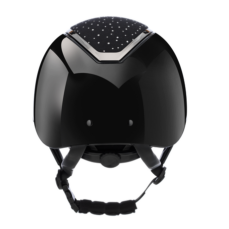 Charles Owen Kylo Crystal Gloss Riding Hat #colour_black-gloss-chrome