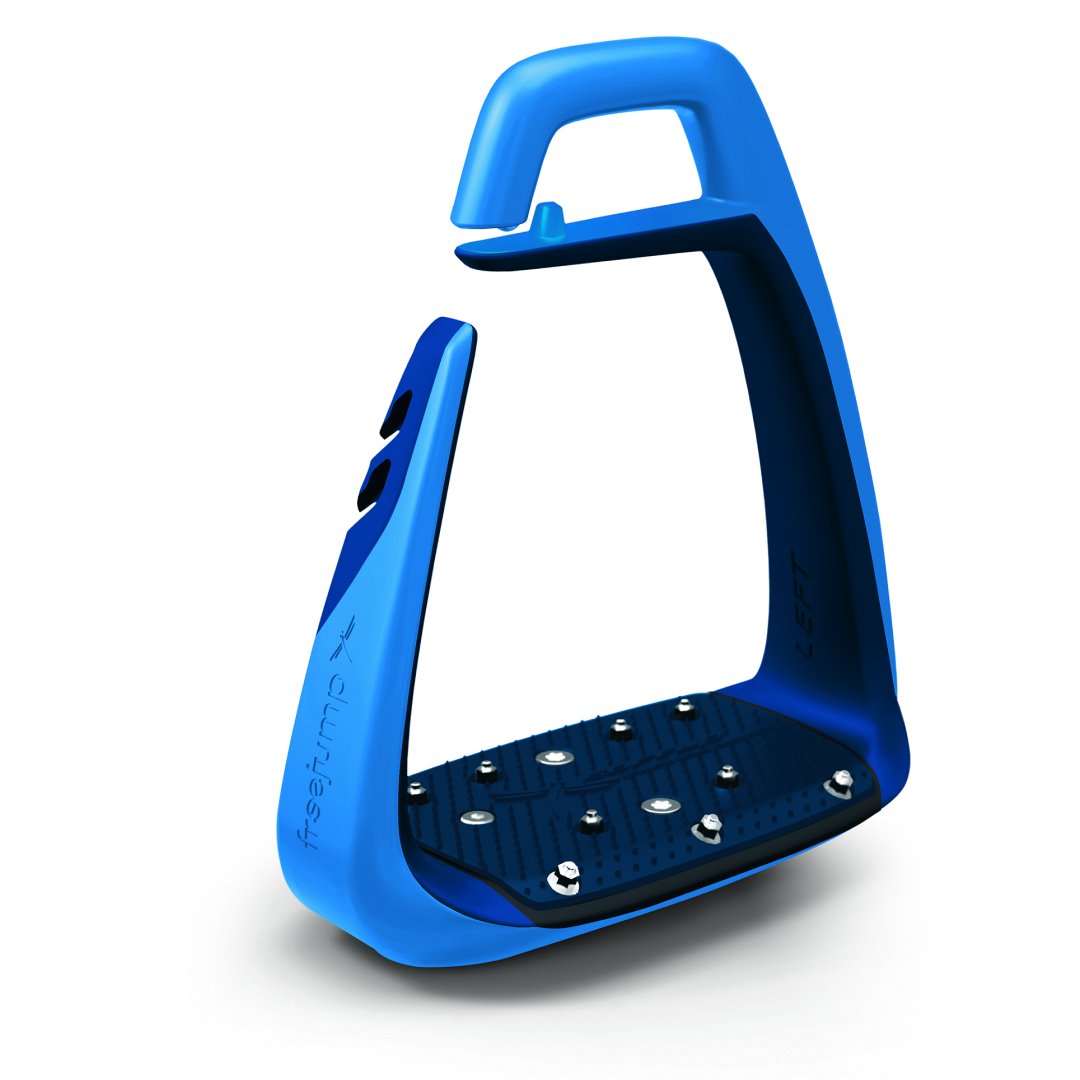 Freejump Soft'Up Classic Stirrups #colour_blue-navy