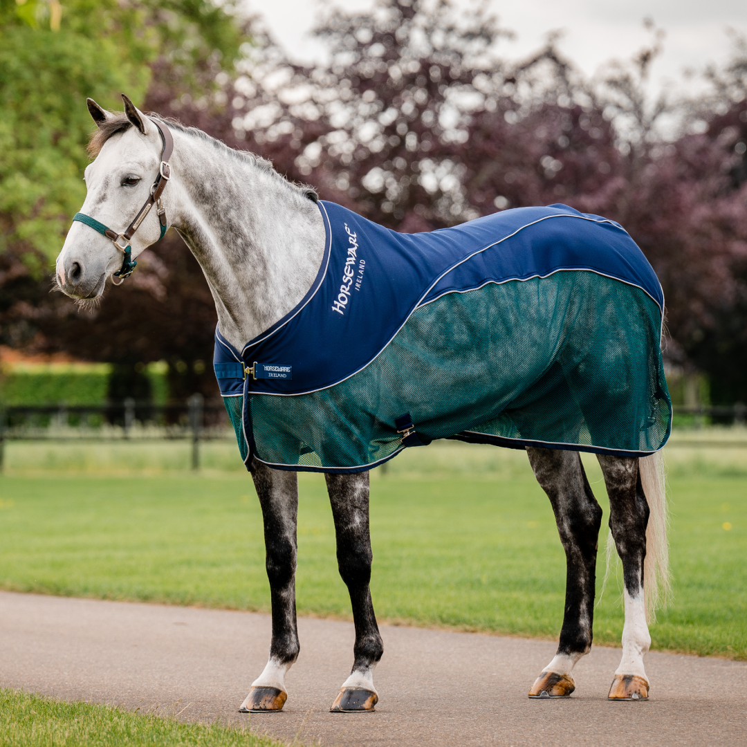 Horseware Ireland Signature Sport Cooler #colour_navy-hunter-green