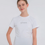Mochara Childs Premium Cotton Logo T-Shirt #colour_white-grey