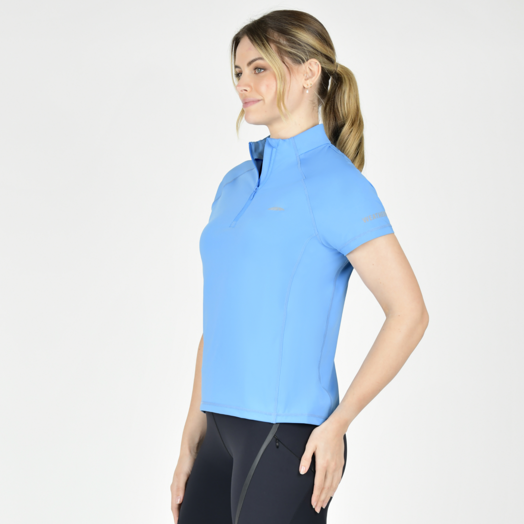 Weatherbeeta Prime Short Sleeve Top #colour_coastal-blue