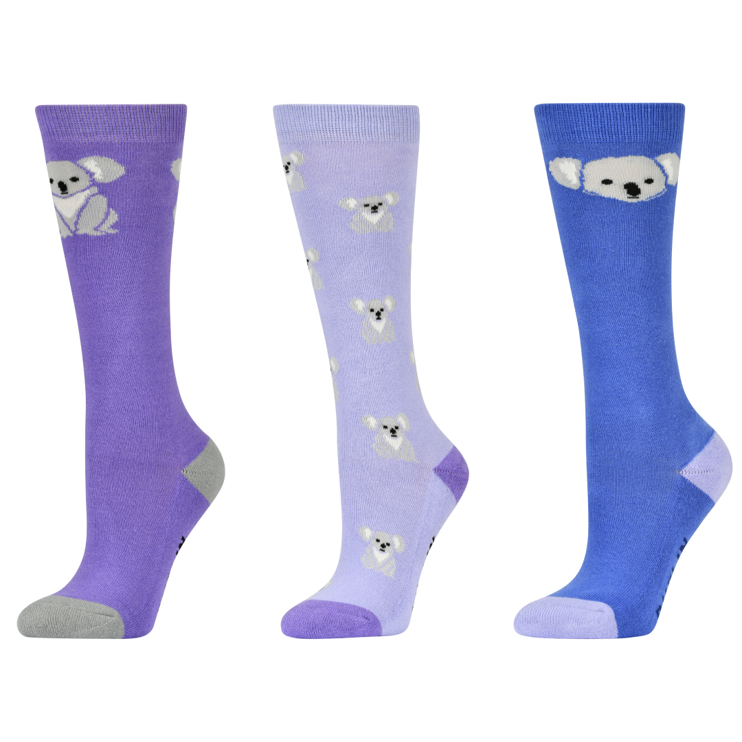 Dublin 3 Pack Socks Childs #colour_koala
