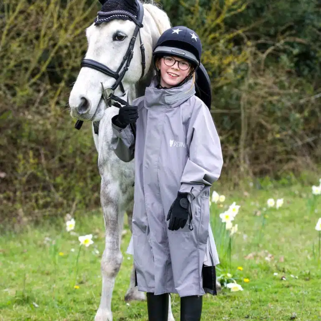 Equicoat Childs Reincoat Lite #colour_grey