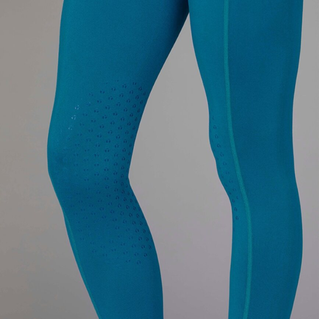 Toggi Sculptor Deco Ladies Riding Tights #colour_peacock-blue