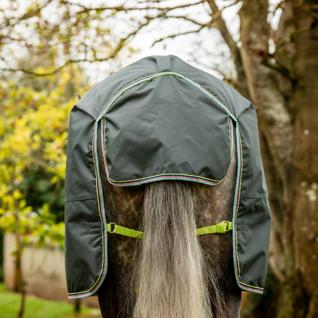 Horseware Ireland Amigo Hero 600D With Ripstop Plus 100g #colour_shadow-lime-navy