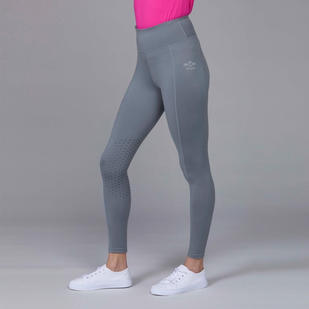 Toggi Sculptor Deco Ladies Riding Tights #colour_grey