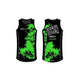 Lanati Astron Shearers Singlet #colour_black-lime-green