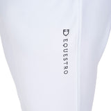 Equestro Men's Full Grip Breeches Equestro X Fise #colour_white
