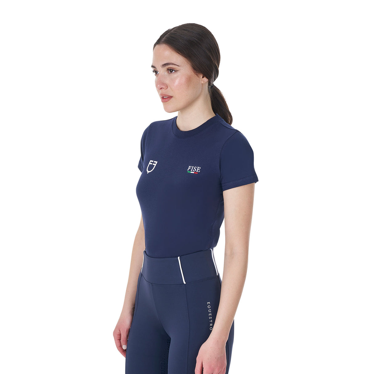 Equestro Women's Slim Fit T-Shirt Equestro X Fise