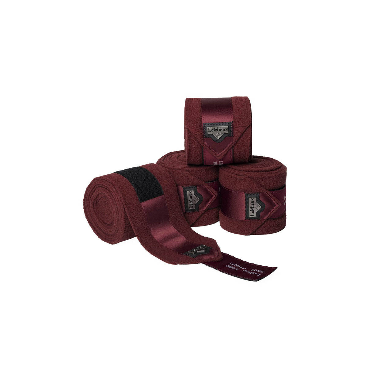 LeMieux Loire Satin Polo Bandages Rioja Full Set Of 4