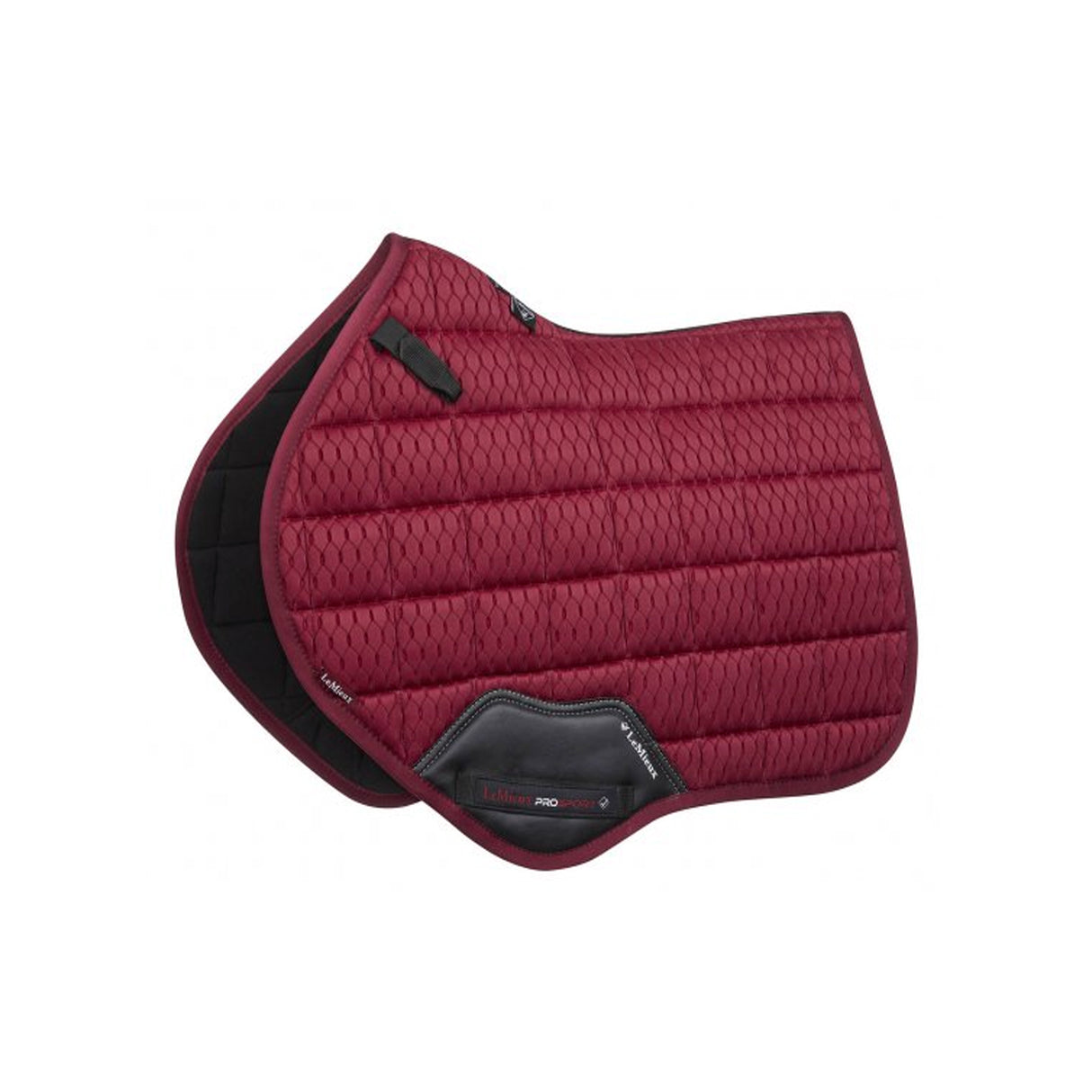 LeMieux LeMieux Carbon Mesh Air Close Contact Square Mulberry Large