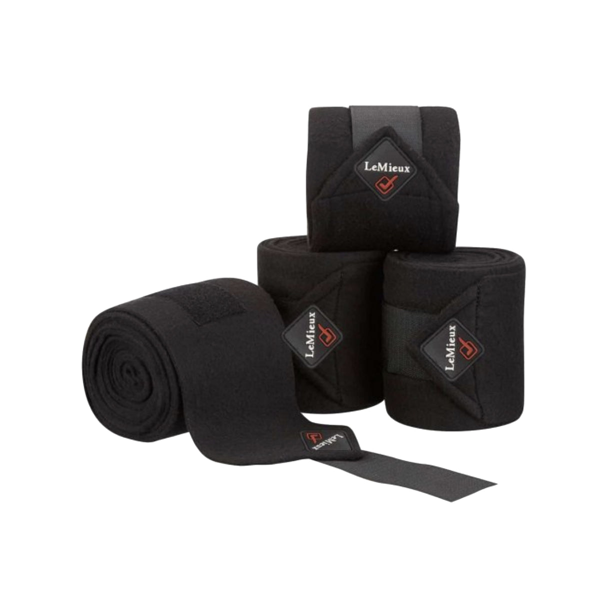LeMieux LeMieux Polo Bandages Black Set Of 4
